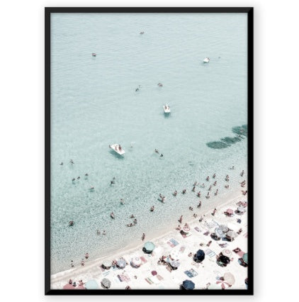 Hand Painted Beach Painting Home Decor Thick Oil Canvas Wall Art